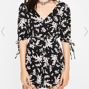 Blossoming Vixen Floral Romper